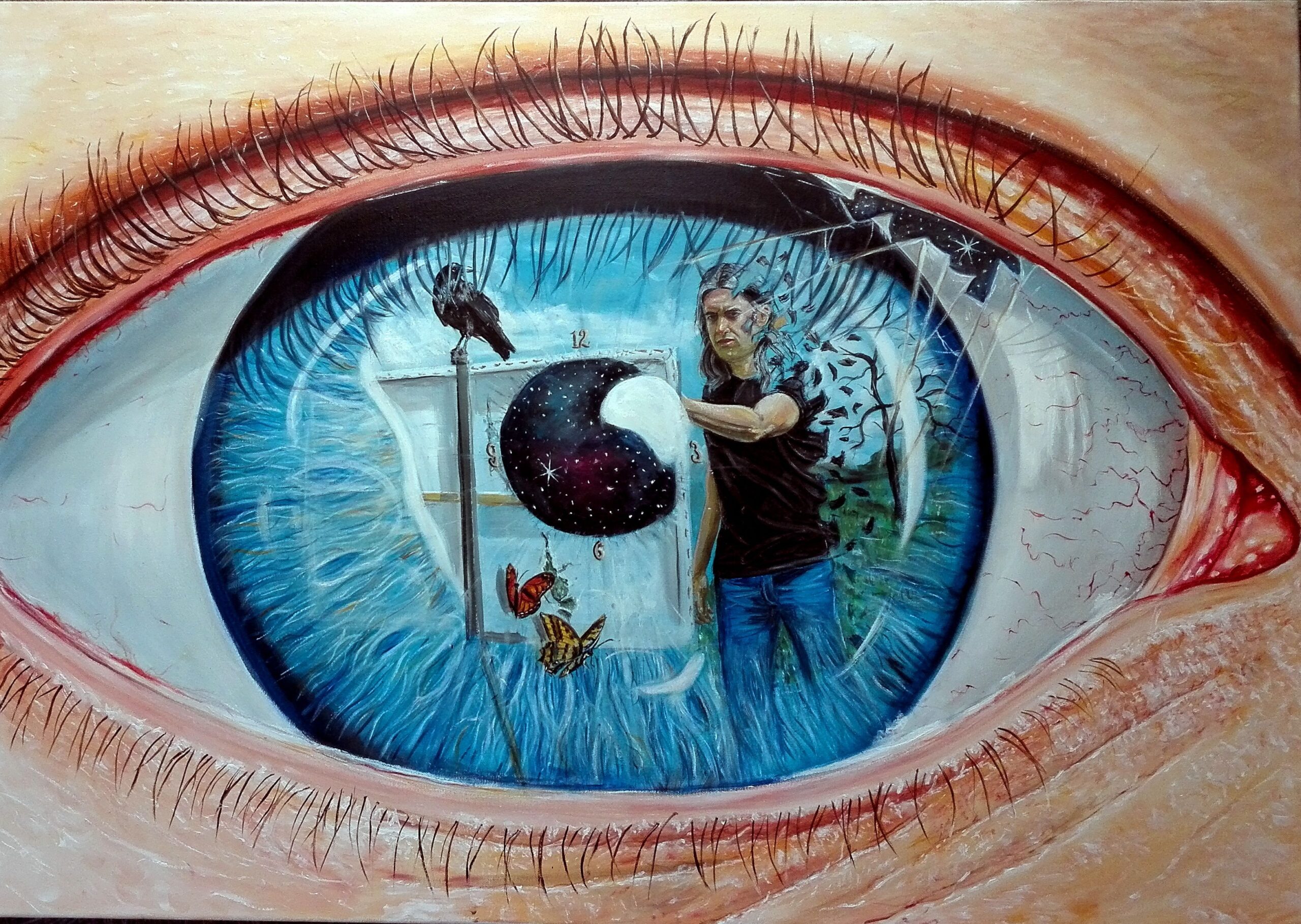 In your eye - oil on canvas 100x70cm